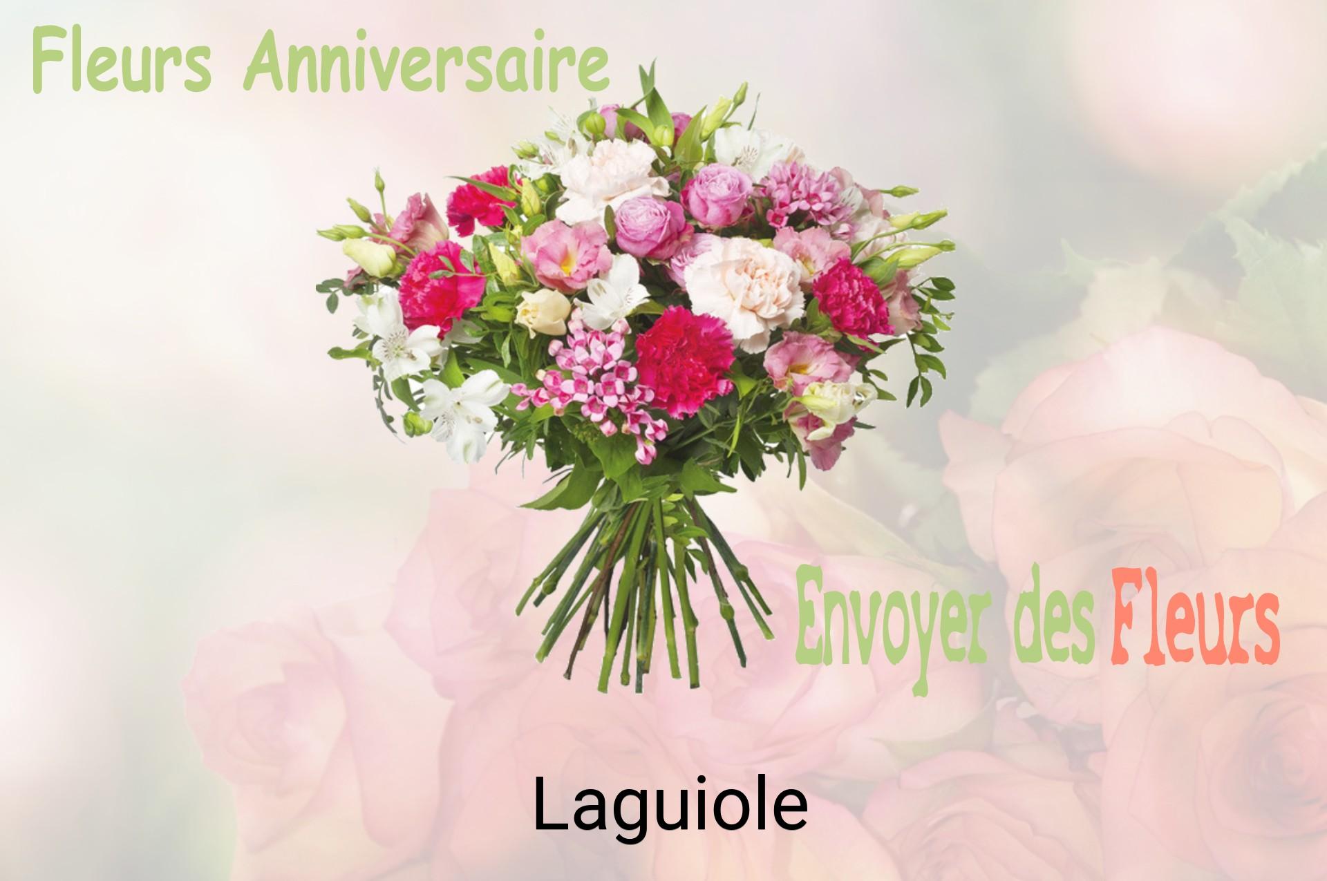 Bouquet de fleurs d’anniversaire livré à Laguiole